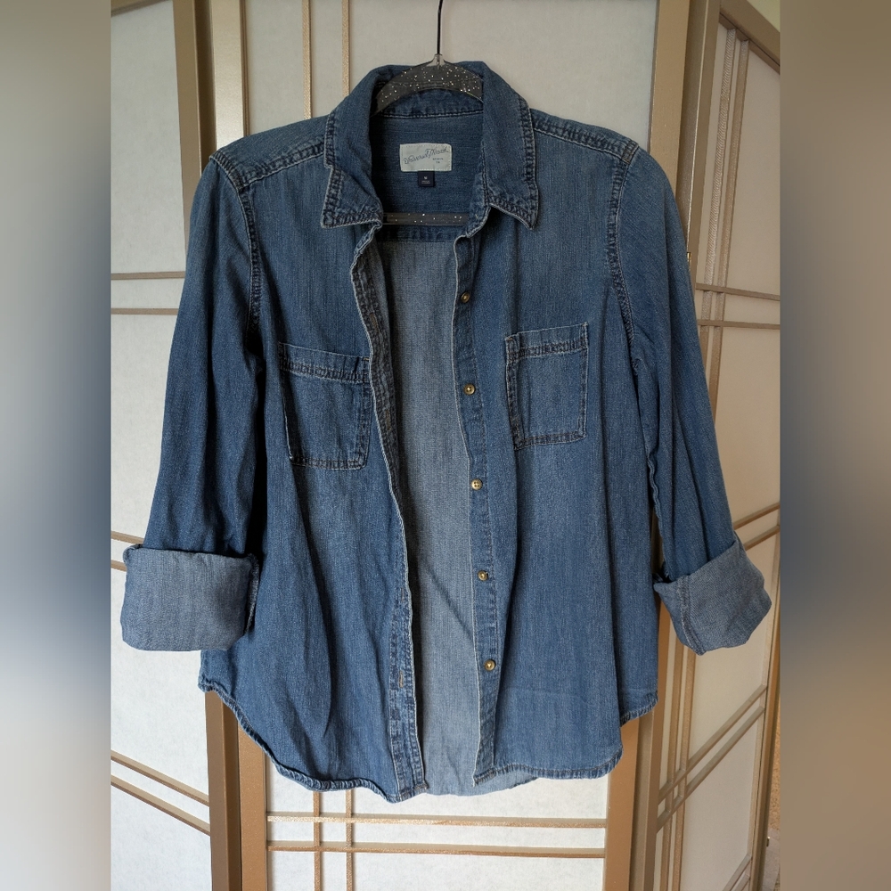 Denim Blue Women's Shirt